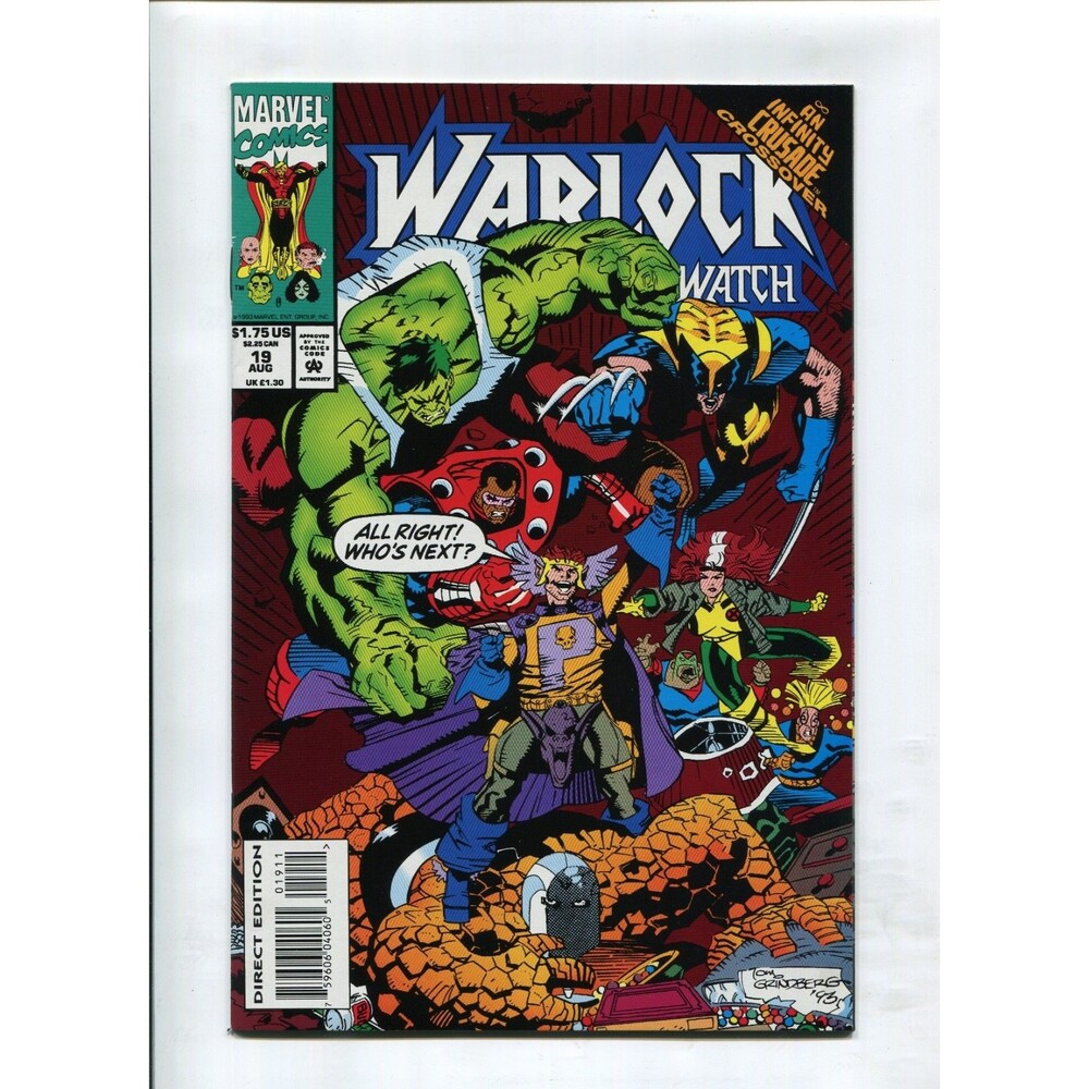Warlock and the Infinity Watch #19 Comic Book Marvel Comics 1993